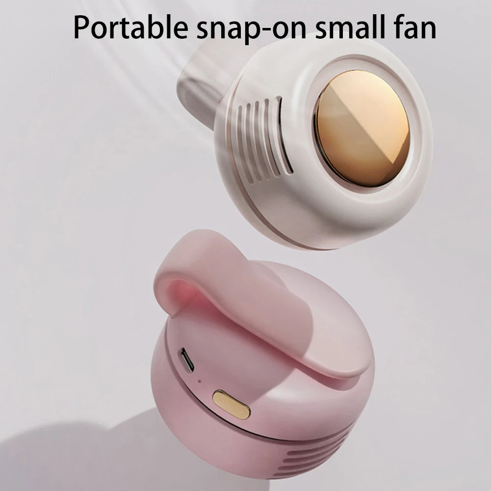Hanging Clip Type Small Fans USB Portable Mini Small Electric Fan Portable Handheld Fan Bladeless Electric Fan Outdoor Cooling